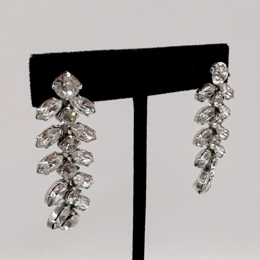 VINTAGE Crystal Chandelier Earrings